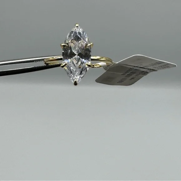 2ct Marquis Cut Ring - Picture 13 of 14